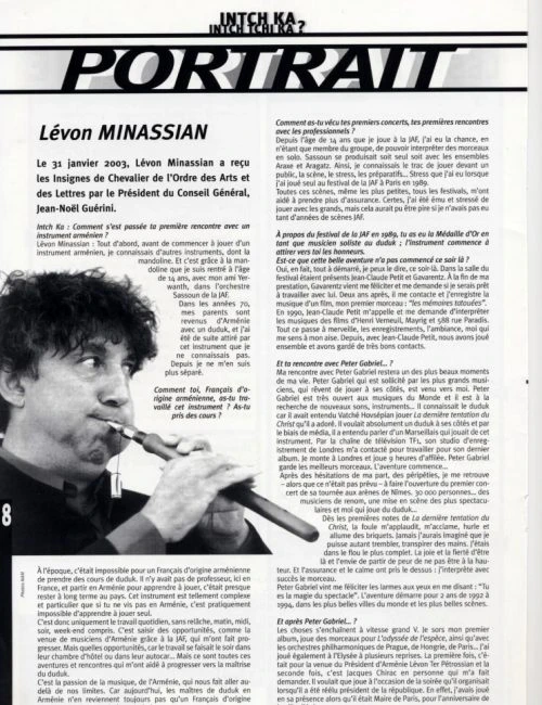 Presse article 3